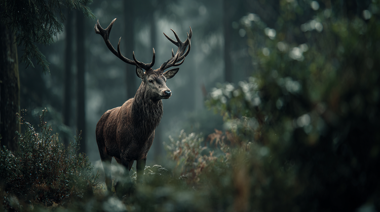 The Stag's Journey to the River